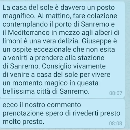 La Casa Del Sole 3* 圣雷默